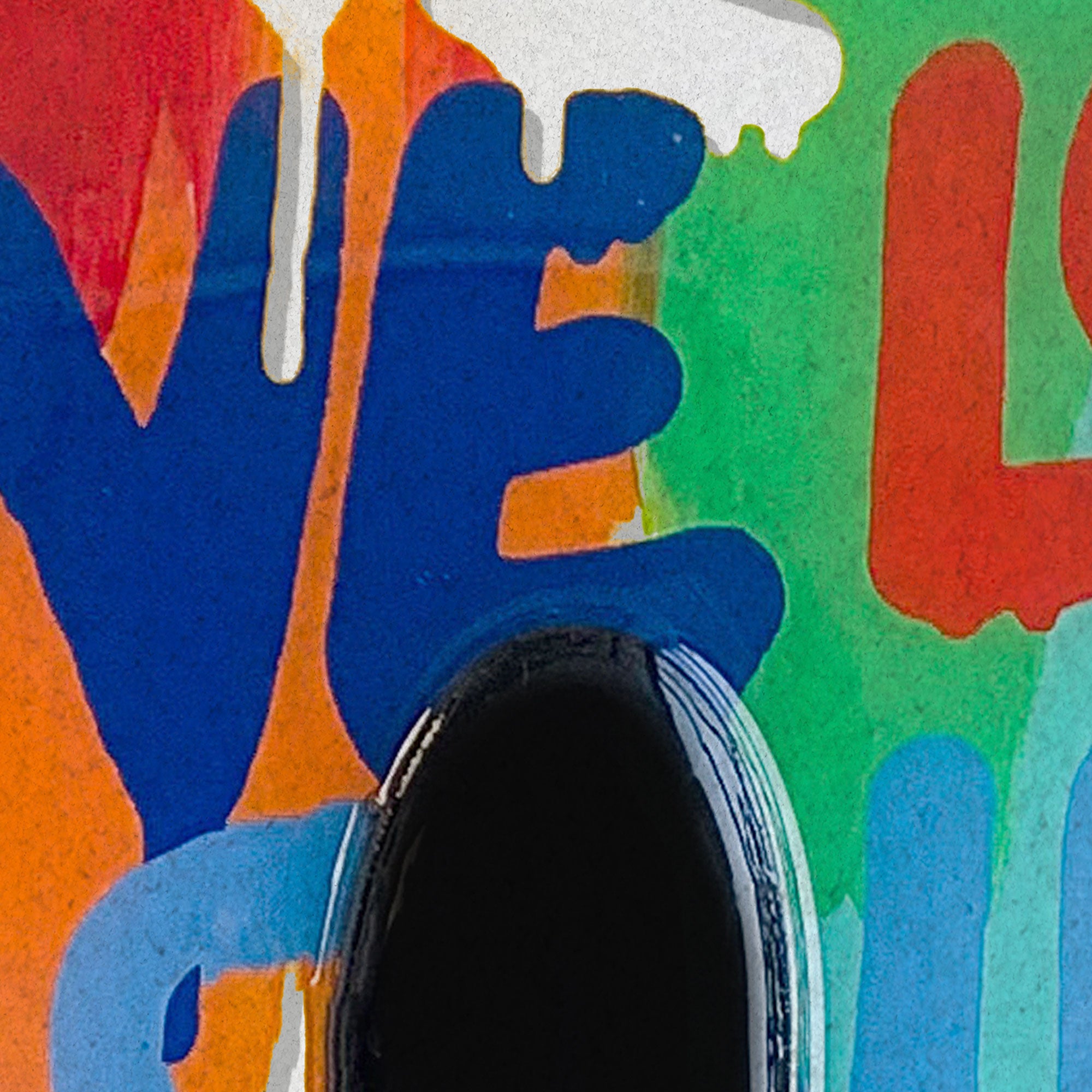 Drippy Love Happy Face by Corey Paige