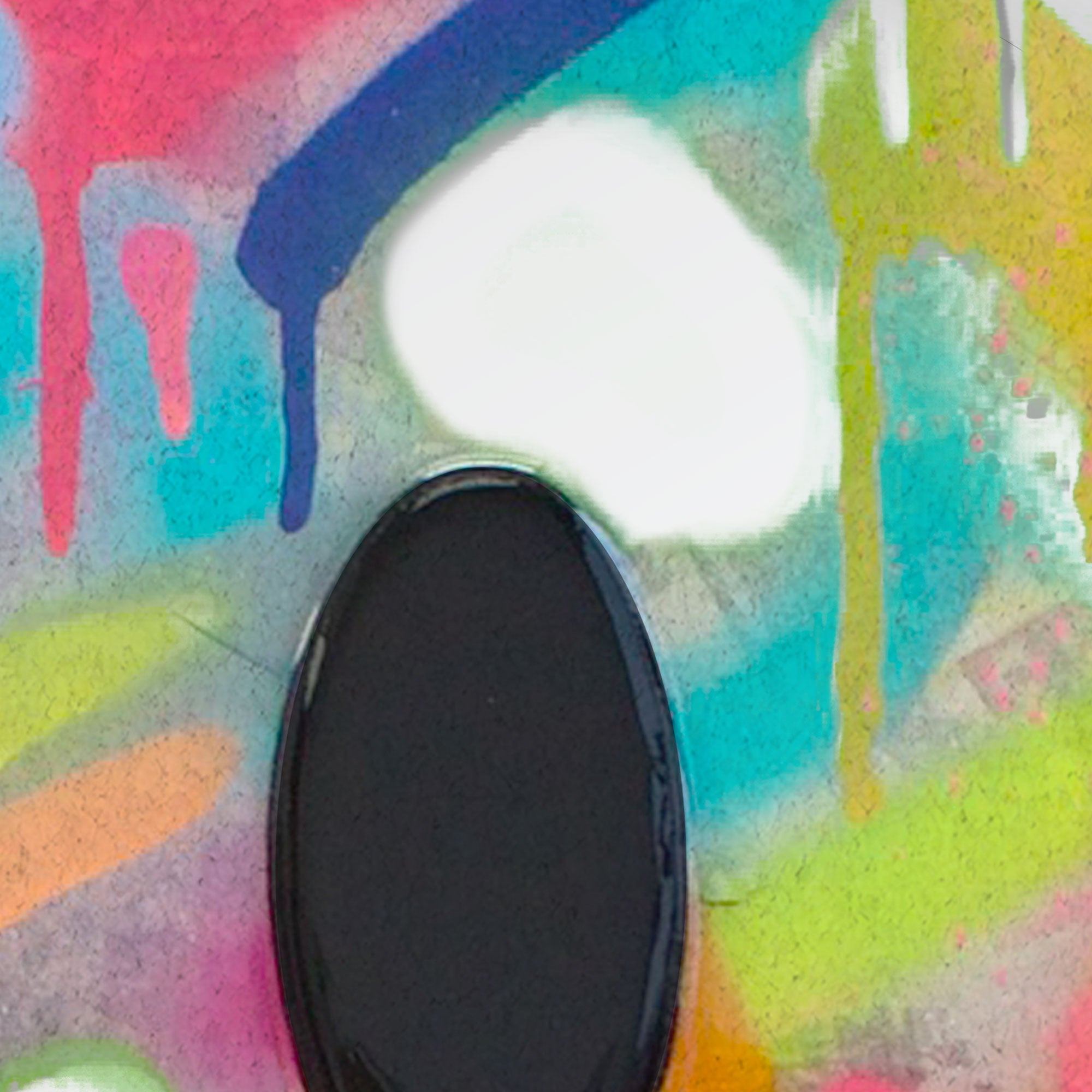 Love Graffiti Happy Face by Corey Paige
